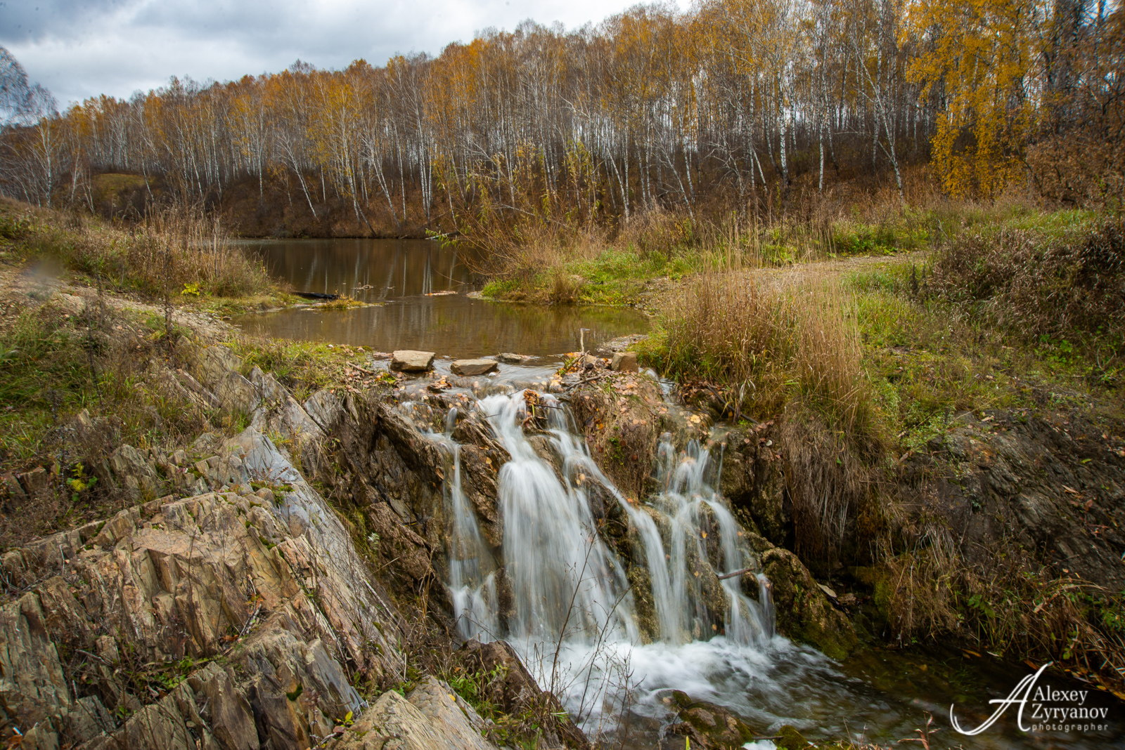 Водопады Шипуниха в Новосибирской области